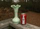 Shawnee Mid - Century Modern American Art Pottery White Drizzle String Bottle Vase Mid-Century Modernism photo 5