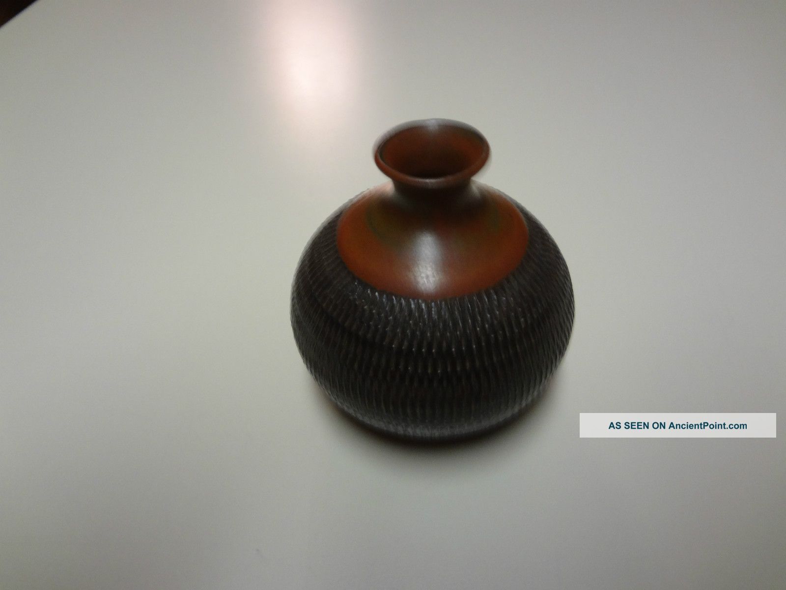 Antique Asian Ink Pot Pots photo