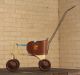 Antique Vintage Turner Metal Tin Baby Doll Bear Crib Basket Wagon Stroller Toy Baby Carriages & Buggies photo 1