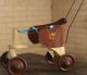 Antique Vintage Turner Metal Tin Baby Doll Bear Crib Basket Wagon Stroller Toy Baby Carriages & Buggies photo 2