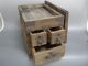 Japanese Late Edo Wooden Zenibako Safety Box Boxes photo 4