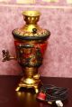 Vintage Russian Hand Painted Electric Samovar / Tea Urn Other photo 2