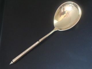 Antique Unusual W&s Sorensen 830 Danish Silver Sugar Spoon Highly Collectible photo