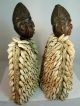 Ere Ibeji Twins With Cowrie Shell Jackets,  Yoruba / Santeria Sculptures & Statues photo 3