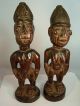 Ere Ibeji Twins With Cowrie Shell Jackets,  Yoruba / Santeria Sculptures & Statues photo 6