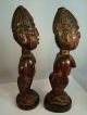 Ere Ibeji Twins With Cowrie Shell Jackets,  Yoruba / Santeria Sculptures & Statues photo 7