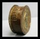 A Patina Rich Rare Circular 18thc Akan Gold Dust Container Other photo 5