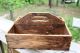 Antique - Wooden Box Cutlery Tote Or Tool Caddy Primitives photo 1