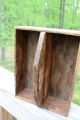 Antique - Wooden Box Cutlery Tote Or Tool Caddy Primitives photo 2