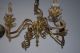 Lovely - Antique French Gilt Bronze 4 - Light Chandelier With Cherub Chandeliers, Fixtures, Sconces photo 6