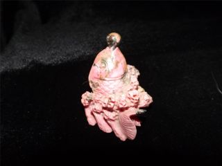 Chinese Carved Coral? Fish Snuff Bottle.  Appears To Be Coral But I Am Not Sure photo
