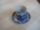 Antique Chinese Blue And White Porcelain Demitasseteacup And Saucer - Delicate - Glasses & Cups photo 9