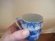 Antique Chinese Blue And White Porcelain Demitasseteacup And Saucer - Delicate - Glasses & Cups photo 4