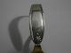 Sterling Silver Vintage Curved Handle Baby Spoon Souvenir Spoons photo 2