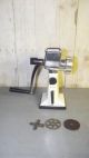 Rare Vtg Rival Model 303/1 White/chrome Suction Base Meat Grinder W/discs Xlnt Meat Grinders photo 1