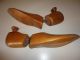 Vintage Florsheim Wooden Shoe Trees / One Pair / Stretchers / No.  4 - Size 10 Industrial Molds photo 3