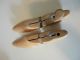 Vintage J & J Slater Wooden Shoe Trees / One Pair / Stretchers / Size 6 - 1/2 Industrial Molds photo 1