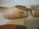 Vintage J & J Slater Wooden Shoe Trees / One Pair / Stretchers / Size 6 - 1/2 Industrial Molds photo 4