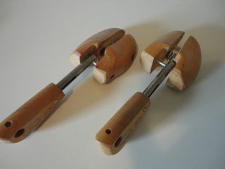 Vintage Rochester Shoe Tree Co.  Shoe Trees / One Pair / Stretchers / Jc - W photo