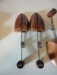 Vintage Florsheim Wooden Shoe Trees / Three Pairs / Stretchers / Size/no.  3 Industrial Molds photo 2