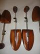 Vintage Florsheim Wooden Shoe Trees / Three Pairs / Stretchers / Size/no.  3 Industrial Molds photo 3