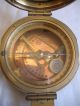 Solid Brass Field Compass Vintage Heavy Quality Working Order Scientific Other photo 1
