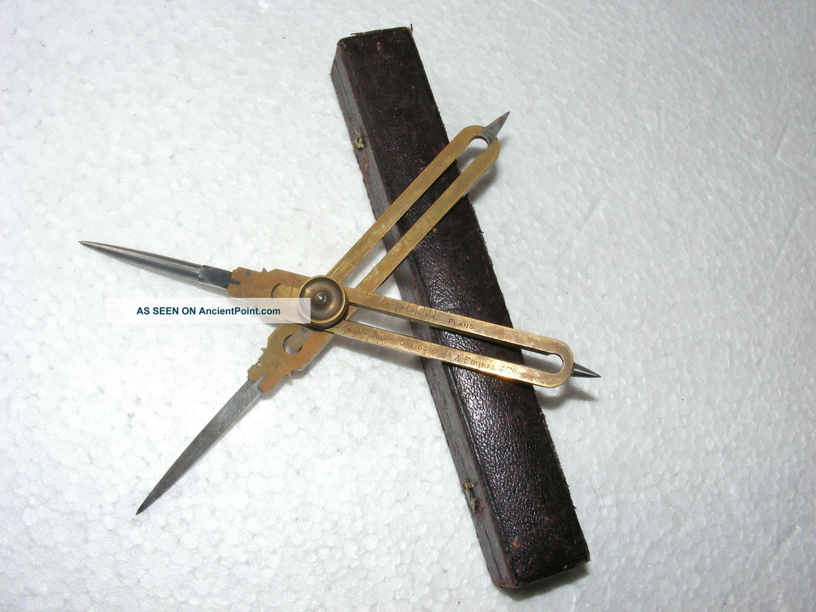 Proportional Divider By A.  Edgell & Co,  With Millitary Mark Other photo