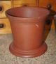 Heavy Iron Antique Mortar And Pestle Old Red Paint Great Antique Piece Primitives photo 2
