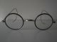 Old Vintage German Wire Eyeglasses Spectacles In Case Optical photo 2