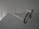 Old Vintage German Wire Eyeglasses Spectacles In Case Optical photo 5