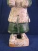Antique Chinese Terra Cotta W/paint Of A Warrior Ancient And Rare Men, Women & Children photo 2