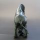 1735g 100%natural Hand - Carved Chinese Black Green Jade Cattle Statue Nr Other photo 6