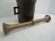 Antique 18th 19th Century Bronze Mortar Brass Pestle Large Heavy Pair Pharmacy Metalware photo 7