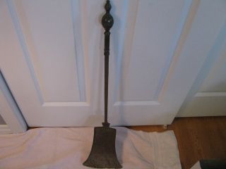 Early Antique Federal 18th - 19thc Cast Wrought Iron Hearth Fireplace Shovel photo