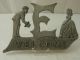 Early R.  I.  Aluminum Whimsical Folk Art Welcome Address Trade Sign Ca 1900 Marked Primitives photo 1