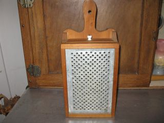 Primitive Wood/wooden Cheese Grater Box photo