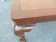 51508 Antique Mahogany Leather Top Coffee Table Stand 1900-1950 photo 1