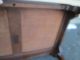 51508 Antique Mahogany Leather Top Coffee Table Stand 1900-1950 photo 5