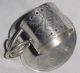 Antique Plated Pewter Toothpick Pierced Ring Holder Simpson Hall Miller 3 