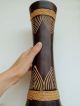 Art Vintage Old Wooden Wood Hand Carved Decorative Tall Flower Rose Vase 12 Inch Other photo 8