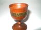 Rare In Museum Trench Art Wood Egg Cup H.  M.  A.  S.  Sydney Destroyed Emden 1914 Ww1 Other photo 1