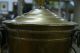 19th C English Brass & Wrought Iron Coal Scuttle W/removable Insert Metalware photo 2