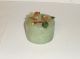 Rare Chinese Green Carved Butterfl Floral Nephrite Jade Opium Snuff Jar Box Boxes photo 1