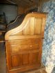 Large Antique S Curved Rolltop Roll Top Desk Professionally Restored 1800-1899 photo 2