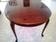 Solid Mahogany Oblong Dinning Table With Extent Leaf And Heat Resistant Pad Post-1950 photo 2