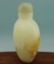 Chinese Xiuyan Jade Hand - Carved Intaglio Pattern The Bird Patterns Snuff Bottle Snuff Bottles photo 3