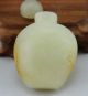 Chinese Xiuyan Jade Hand - Carved Intaglio Pattern The Bird Patterns Snuff Bottle Snuff Bottles photo 6