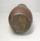E600: Japanese Old Tanba Pottery Ware Gourd Shape Flowet Vase Which Chokunyu Had Vases photo 3