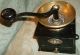 Antique/vintage Coffee Grinder Mill Kenrick & Sons Brass Cast Iron Wood Knob On Primitives photo 1