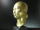 Vintage South Vietnamese Bronze Head Bust Of A Woman Statue Indochina Post 1940 Statues photo 7